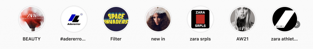 Historias destacadas en instagram 